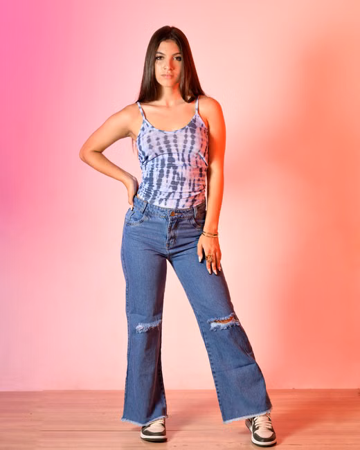 Calça Flare Jeans